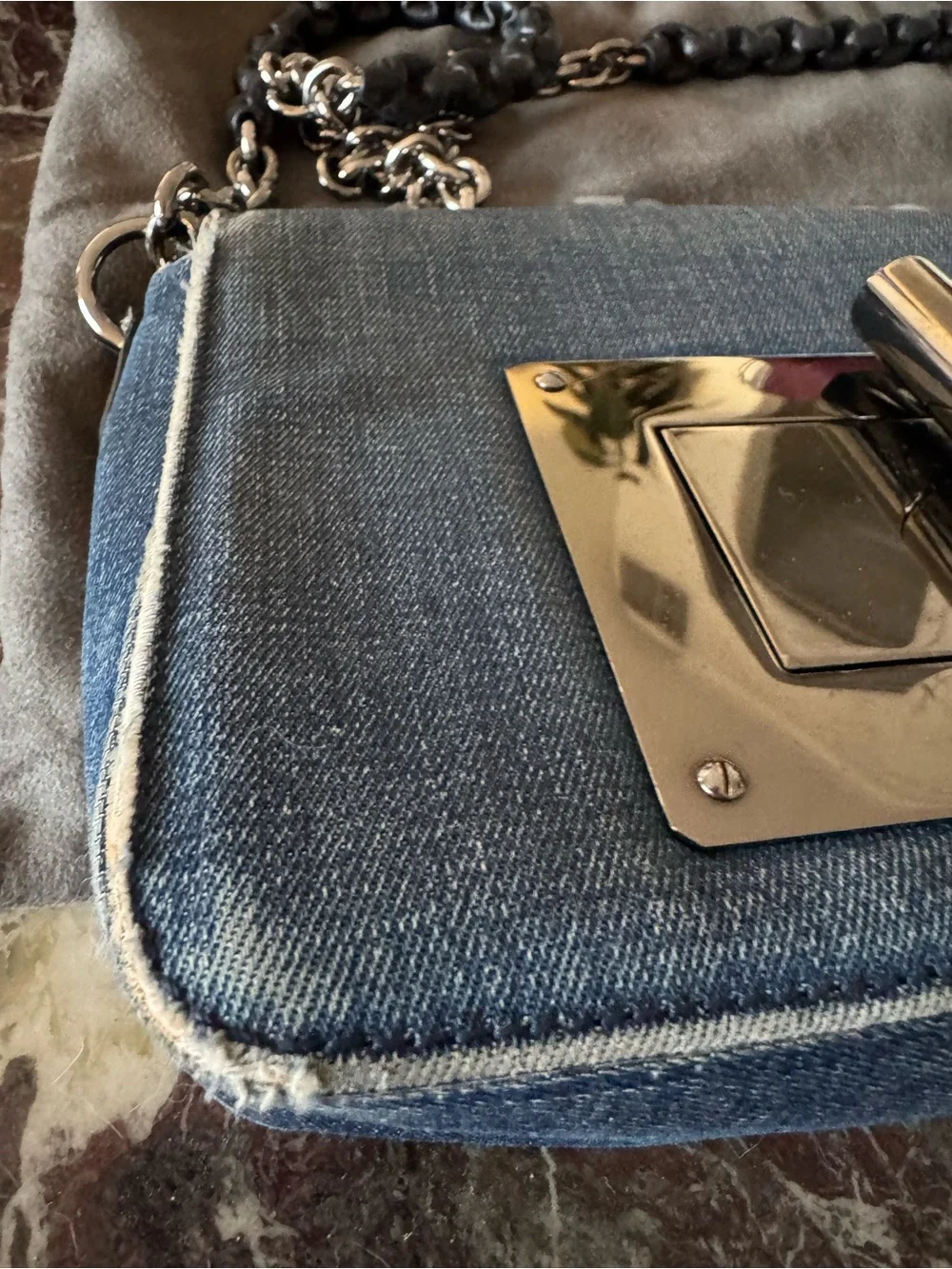 Tom Ford Natalia Denim Bag Handbag